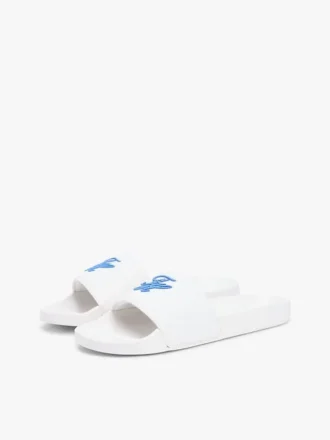Ciabatte da piscina con monogramma ricamato