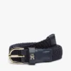 Cintura elastica intrecciata con fibbia arrotondata Cintura elastica intrecciata con fibbia arrotondata