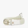 Cintura elastica intrecciata con fibbia arrotondata Cintura elastica intrecciata con fibbia arrotondata