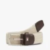 Cintura elastica intrecciata con fibbia quadrata Cintura elastica intrecciata con fibbia quadrata