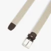 Cintura elastica intrecciata con fibbia quadrata Cintura elastica intrecciata con fibbia quadrata