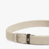 Cintura elastica intrecciata con fibbia quadrata Cintura elastica intrecciata con fibbia quadrata