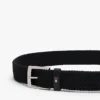 Cintura elastica intrecciata con fibbia quadrata Cintura elastica intrecciata con fibbia quadrata