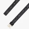 Cintura in jacquard con fibbia monogramma Cintura in jacquard con fibbia monogramma