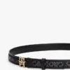 Cintura in jacquard con fibbia monogramma Cintura in jacquard con fibbia monogramma