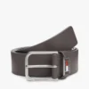 Cintura in pelle con badge smaltato Tommy Jeans Cintura in pelle con badge smaltato Tommy Jeans