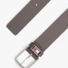 Cintura in pelle con badge smaltato Tommy Jeans Cintura in pelle con badge smaltato Tommy Jeans