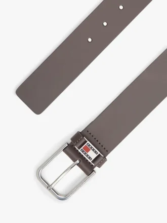 Cintura in pelle con badge smaltato Tommy Jeans Cintura in pelle con badge smaltato Tommy Jeans