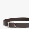 Cintura in pelle con badge smaltato Tommy Jeans Cintura in pelle con badge smaltato Tommy Jeans