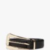Cintura in pelle con dettagli western Cintura in pelle con dettagli western