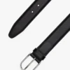 Cintura in pelle con fibbia rotonda Cintura in pelle con fibbia rotonda
