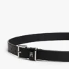 Cintura in pelle con monogramma su tutta la superficie Cintura in pelle con monogramma su tutta la superficie