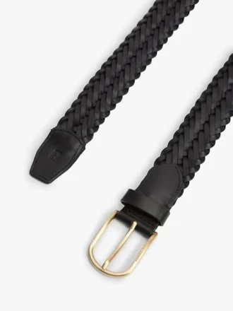 Cintura in pelle intrecciata