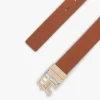 Cintura in pelle reversibile con fibbia monogramma Cintura in pelle reversibile con fibbia monogramma