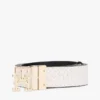 Cintura in pelle reversibile con fibbia monogramma Cintura in pelle reversibile con fibbia monogramma