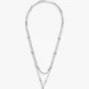 Collana a doppio giro con ciondolo a forma di cuore Collana a doppio giro con ciondolo a forma di cuore