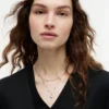 Collana a doppio giro con ciondolo a forma di cuore Collana a doppio giro con ciondolo a forma di cuore