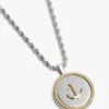 Collana con catena a corda in stile nautico