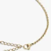 Collana sottile con maglie marinare placcata in oro Collana sottile con maglie marinare placcata in oro