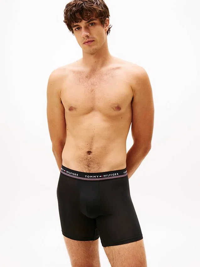 Confezione da 3 boxer in modal elasticizzato Confezione da 3 boxer in modal elasticizzato