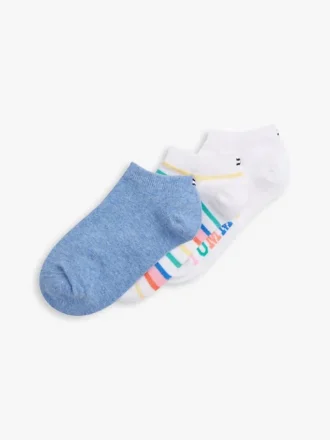 Confezione da 3 paia di calzini corti Color Mix per bambini