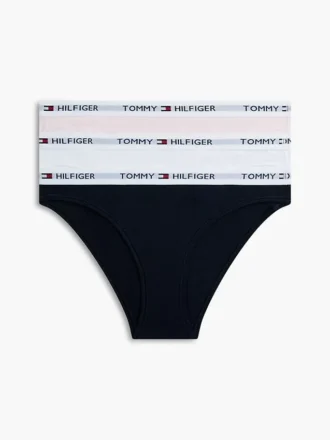 Confezione da 3 slip bikini con logo Tommy