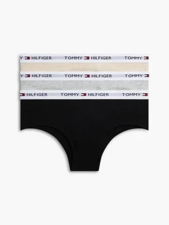 Confezione da 3 slip bikini con logo Tommy