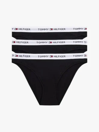 Confezione da 3 slip bikini con logo Tommy