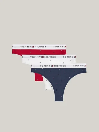 Confezione da 3 tanga classici in cotone
