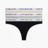 Confezione da 3 tanga con logo Tommy Confezione da 3 tanga con logo Tommy