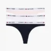 Confezione da 3 tanga con logo Tommy Confezione da 3 tanga con logo Tommy