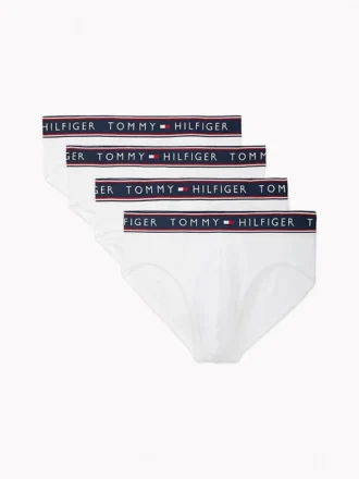 Confezione da 4 slip in cotone elasticizzato