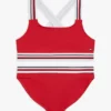 Costume da bagno a due pezzi Signature Stripe per bambini Costume da bagno a due pezzi Signature Stripe per bambini