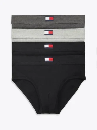 Cotton Classics Slip a vita bassa, confezione da 4