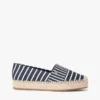 Espadrillas con plateau in tela a righe Espadrillas con plateau in tela a righe
