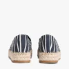 Espadrillas con plateau in tela a righe Espadrillas con plateau in tela a righe