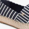 Espadrillas con plateau in tela a righe Espadrillas con plateau in tela a righe