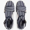 Espadrillas con zeppa a riga bretone