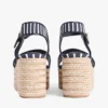 Espadrillas con zeppa a riga bretone