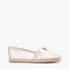 Espadrillas in pelle metallizzata con TH Monogram Espadrillas in pelle metallizzata con TH Monogram