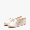 Espadrillas in pelle metallizzata con TH Monogram Espadrillas in pelle metallizzata con TH Monogram