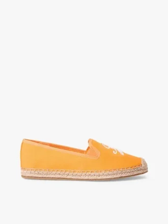 Espadrillas in tela con monogramma script