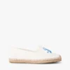 Espadrillas in tela con monogramma script Espadrillas in tela con monogramma script