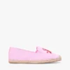 Espadrillas in tela con monogramma script Espadrillas in tela con monogramma script