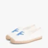 Espadrillas in tela con monogramma script Espadrillas in tela con monogramma script