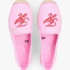 Espadrillas in tela con monogramma script Espadrillas in tela con monogramma script