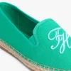Espadrillas in tela con monogramma script Espadrillas in tela con monogramma script