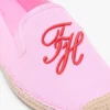 Espadrillas in tela con monogramma script Espadrillas in tela con monogramma script
