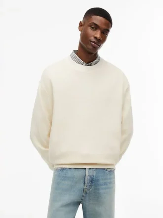 Felpa a trama a nido d’ape Tommy Jeans