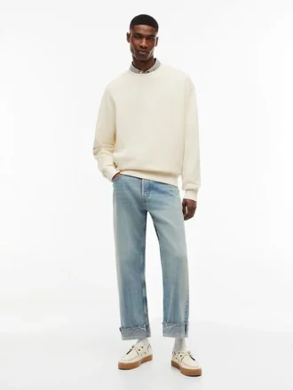 Felpa a trama a nido d’ape Tommy Jeans